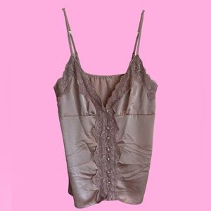 Satin Spaghetti Strap Blouse